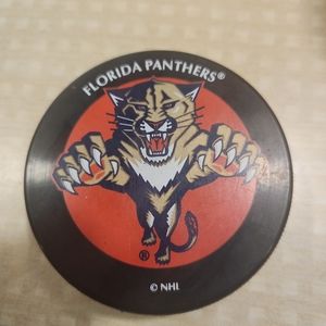 Official Florida panthers NHL Puck
